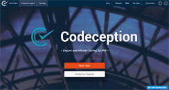 Desktop Screenshot of codeception.com