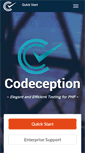 Mobile Screenshot of codeception.com